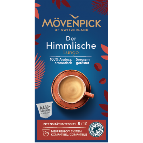Cafeaua în capsule Movenpick Der Himmlische Lungo